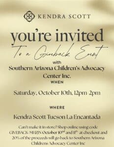 Kendra Scott Giveback Event Invitation