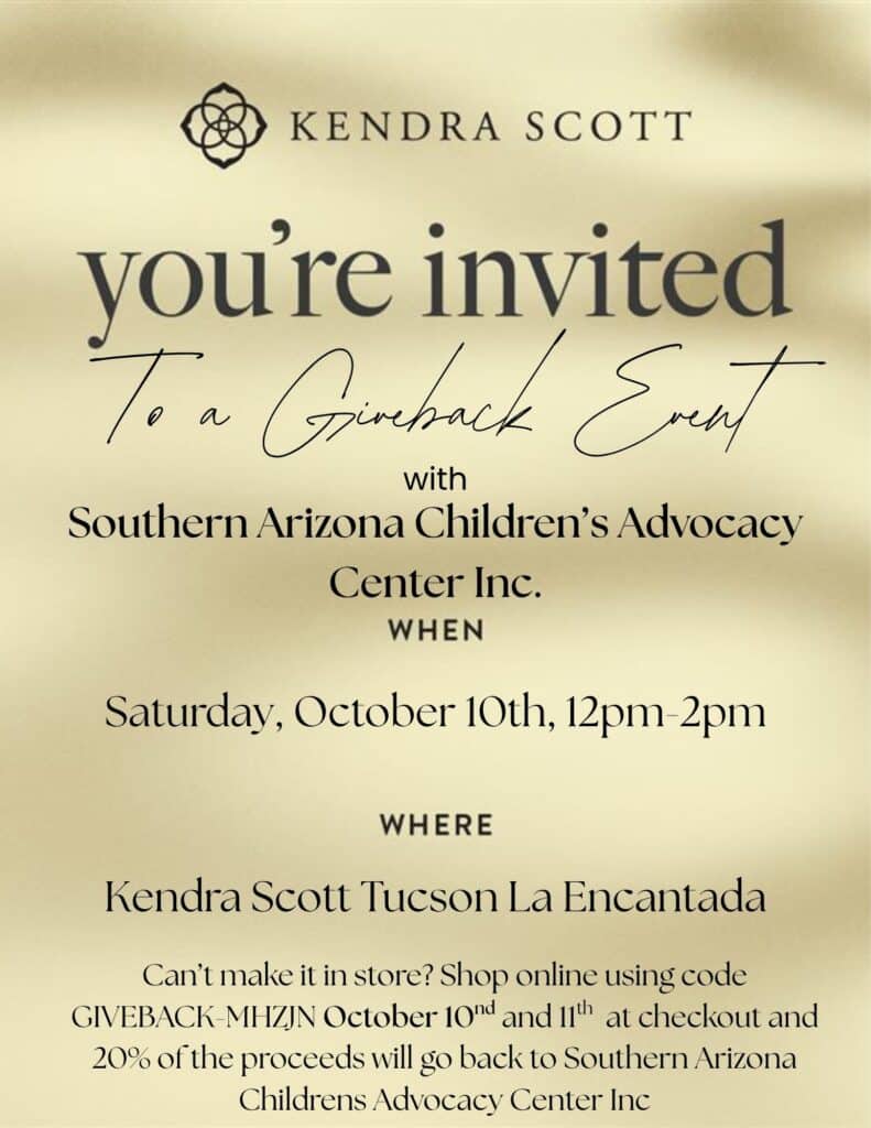 Kendra Scott Giveback Event Invitation